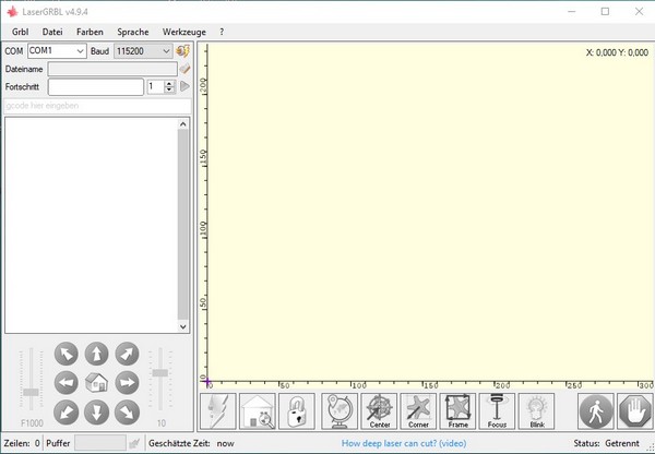 Erstes Bild von LaserGRBL