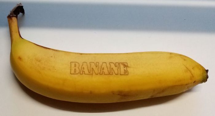 Gravierte Banane !!!