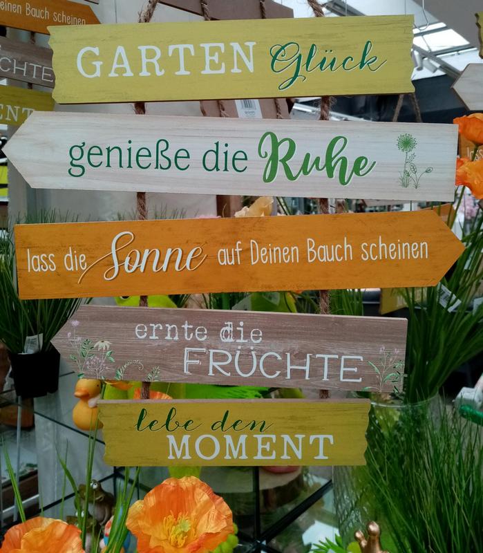 Gartenschild