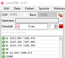 W&auml;hrend dem Lasern