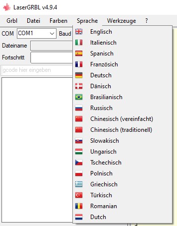 Alles unter Sprache
